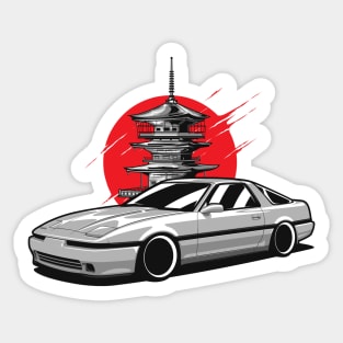 Silver Supra MK3 Classic JDM Sticker